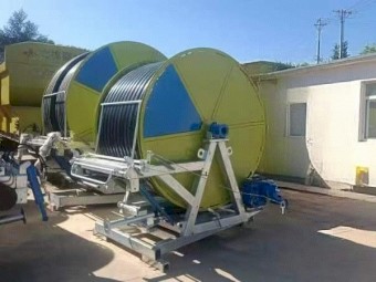 Buy Hard Hose Reel Irrigator on sale Lucerne paddock