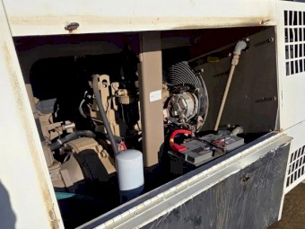 Compair Q125 125CFM Diesel Rotary Screw Compressor + Hose Reel & Blowgun