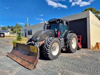 Valtra S324 Tractor and AWHI Mulcher