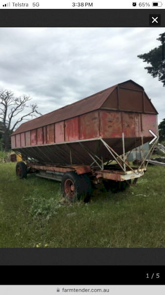 WANTED Old Chaser Bin or Air Cart