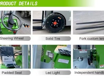 2025 Wonway china new hydraulic stack truck small fork lift pallet stacker 1.6 ton 2 ton electric forklift