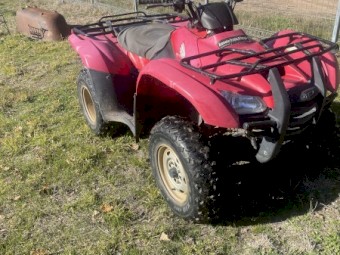 2009 Honda Trx420 quad 9550 kms 