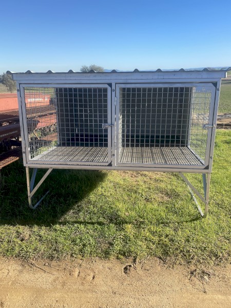 Dog kennel 2 bay Aussie Dog Kennel 