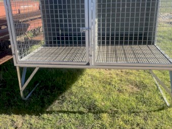 Dog kennel 2 bay Aussie Dog Kennel 