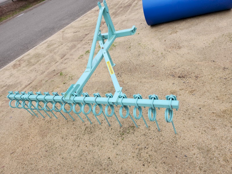 2m  Heavy duty spring tine Adjustable Stick rake Cat 1 linkage