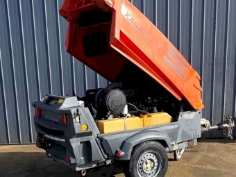 Atlas Copco XAS 185 Aftercooled Diesel Air Compressor + Blowgun & 20m ¾″ Hose