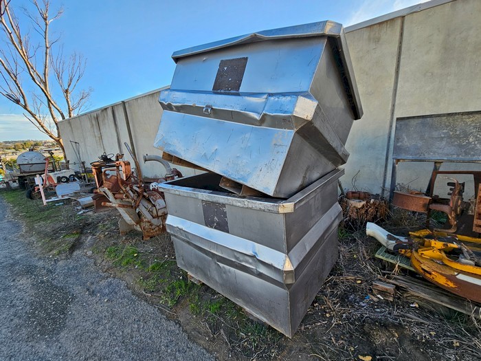 Stainless Steel Grape Bins