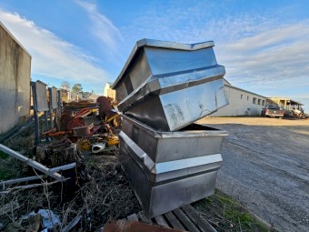 Stainless Steel Grape Bins