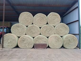 138 x Oaten Hay 5x4 Rounds