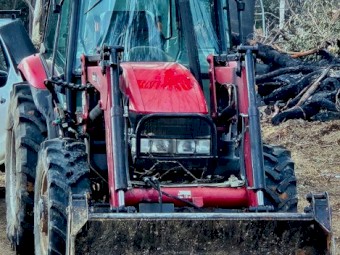 2008 Case IH JX90  4WD Tractor with Implements