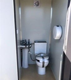 Unused 2023 Double Toilet Block