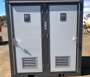 Unused 2023 Double Toilet Block