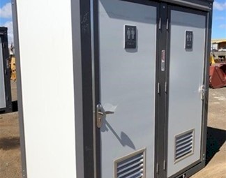 Unused 2023 Double Toilet Block