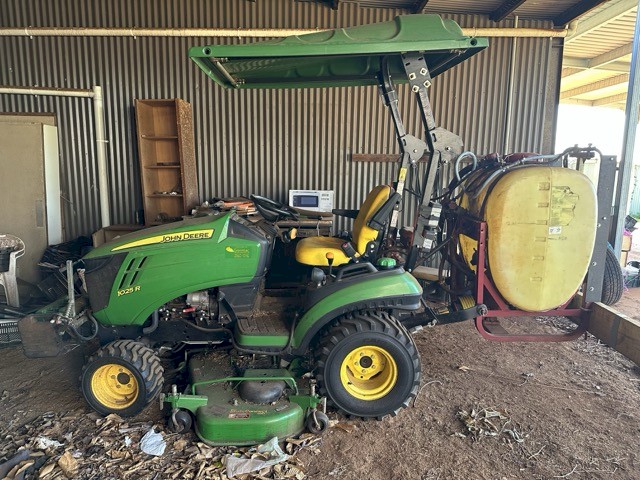 John Deere 1025R Tractor Package with Mower & Sprayer - Very Low Hours