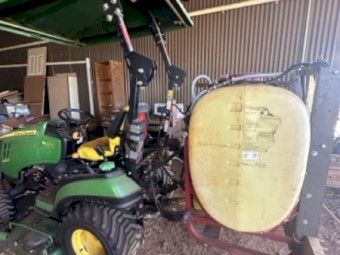 John Deere 1025R Tractor Package with Mower & Sprayer - Very Low Hours