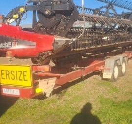 2012 MacDon 40ft 2152 Front and Trailer