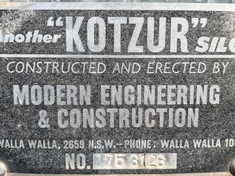 Kotzur Silos x 2 for sale (40 tonne)