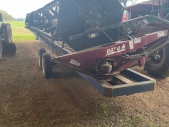 36ft Case IH DHX361 Windrower Front