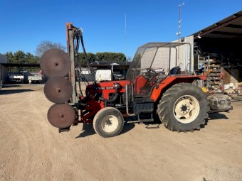 Zetor 511 Tractor with Tree Trimmer