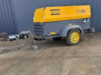 Atlas Copco XAS 110 Compressor + Blowgun & 20m 3/4