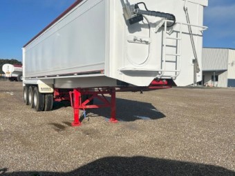 Barber Aluminium Semi Tip Over Axle Trailer  