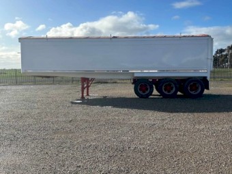 Barber Aluminium Semi Tip Over Axle Trailer  