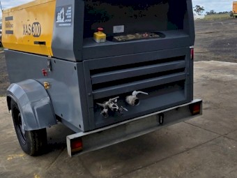 Atlas Copco XAS 300 Compressor + Blowgun & 20m 3/4" Air Hose