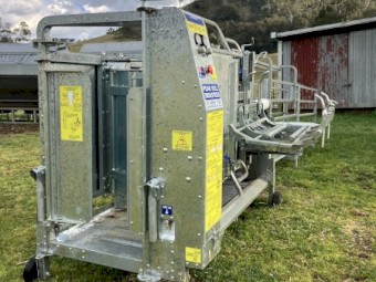 Peak Hill Industries Sheep Handler and EVO Heiniger