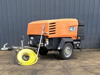 Doosan / Ingersoll Rand 7/41 Diesel Air Compressor + 20m Hose & Blowgun
