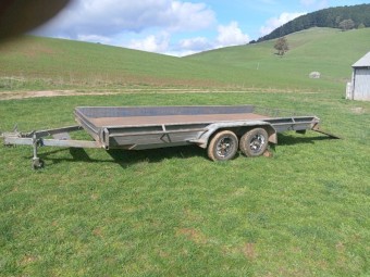 2004.  16'x6.6 Heavy Duty tandam/car trailer