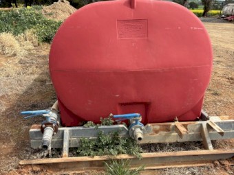 14000lt Rapid spray poly tanks on 20 foot  skel mounts