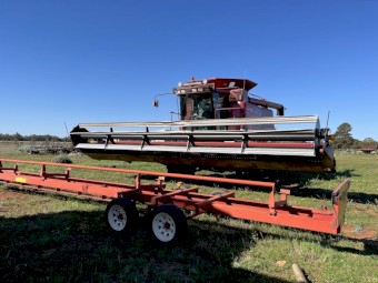 Case IH 2388 Header with 30ft 1010 Front