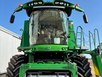 2015 John Deere S670 Header with Front and Trailer