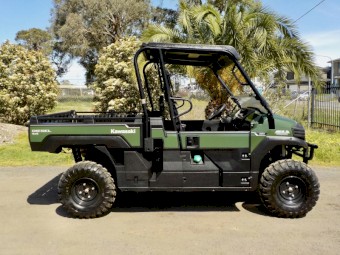 8/2024 Kawasaki Mule PRO-DX 4WD/4x4 Diesel Side by Side ATV Farm Buggy. As New Only 59 hours.