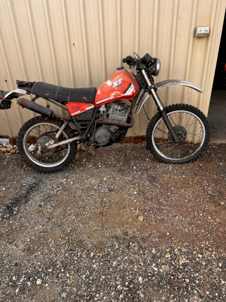 1984 Yamaha XT 550 Motorbike