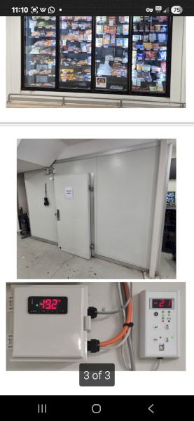 Commercial coolroom and commercial freezer units