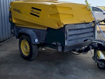 Atlas Copco XAS 185 Air Compressor + 20m 3/4" hose - 185cfm