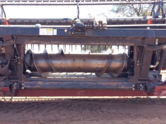 2011 Case IH 7088 Header + 25 Foot Draper Front