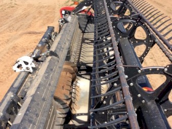 2011 Case IH 7088 Header + 25 Foot Draper Front