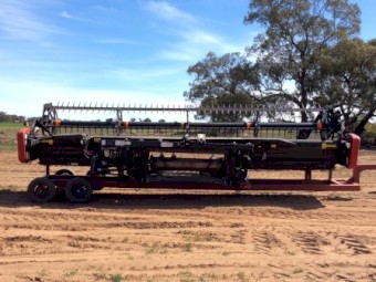 2011 Case IH 7088 Header + 25 Foot Draper Front