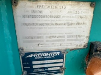 1998 Freighter Dropdeck Trailer-44ft