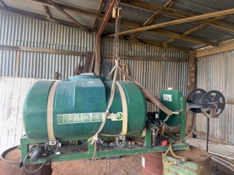 1000LT Goldacres Traymount with 30m Hosereel & Raven Controller with Solenoids & Electrics