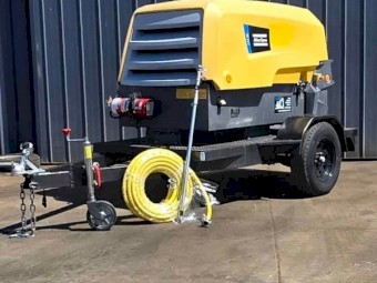 Atlas Copco XAS 88 – 180 CFM Diesel Air Compressor | Aftercooled & Trailer-Mounted