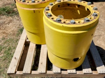 Front wheels and spacers 