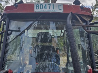 2008 Case IH JX90 4WD Tractor with Implements