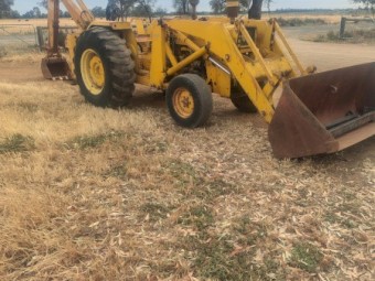 Massey Ferguson back hoe