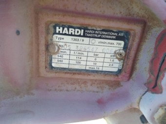 Hardi 2 cylinder pump