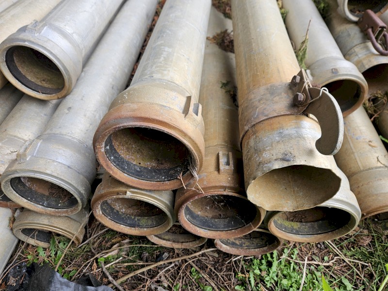 5 inch irrigation pipes