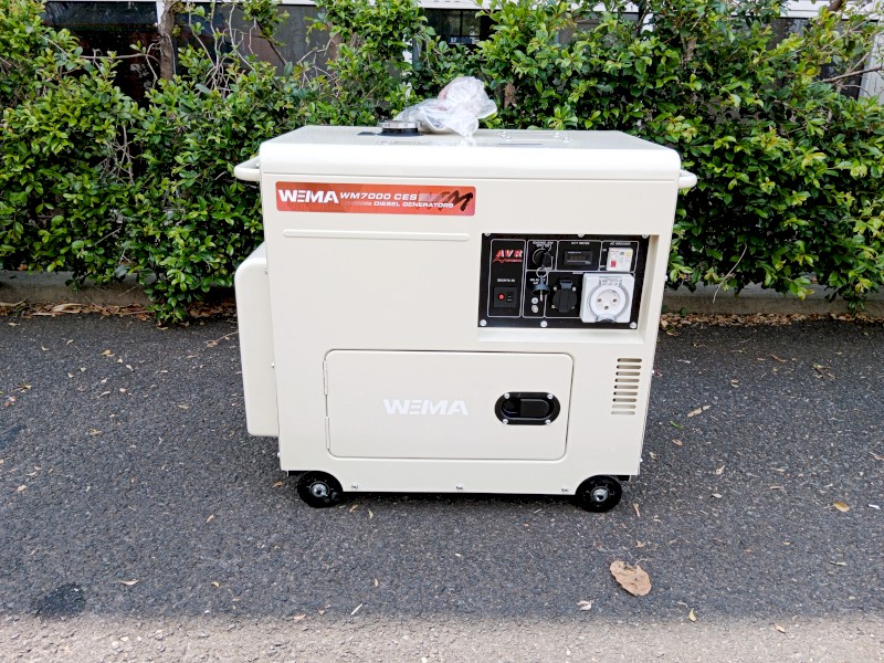 6KVA Silenced Standby Diesel Generator 240V