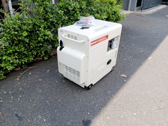 6KVA Silenced Standby Diesel Generator 240V
